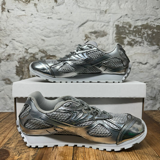 Bottega Veneta Silver Orbit Sneaker Sz 10 (43)