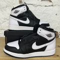 Air Jordan 1 High Black White Sz 4.5Y DS