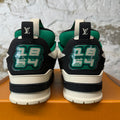 Louis Vuitton Green Black White Skate Sneaker Sz 10.5 (9LV)