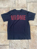 Vlone Red Skulls T-shirt Black Sz M DS