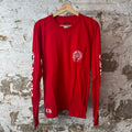 Chrome Hearts Red Scroll Red Long Sleeve Sz L