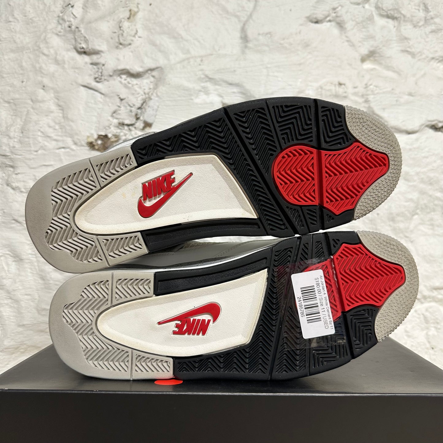 Air Jordan 4  White Cement Sz 11