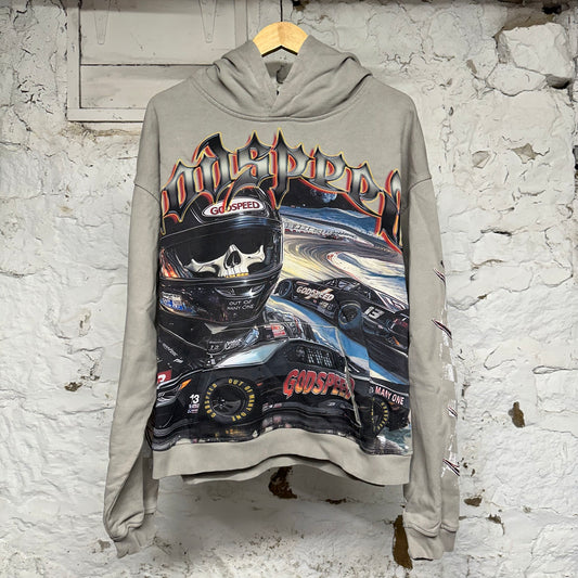 Godspeed Le Dernier Grey Hoodie Sz L