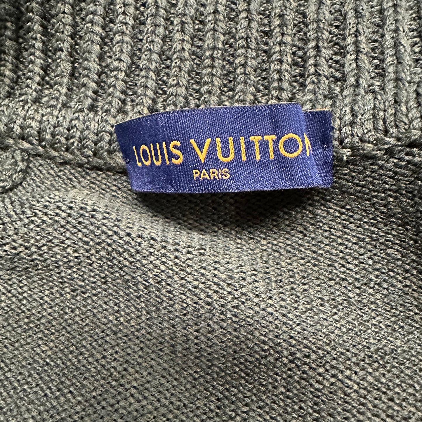 Louis Vuitton Nigo Tiger Head Cardigan Sweater Green Sz M