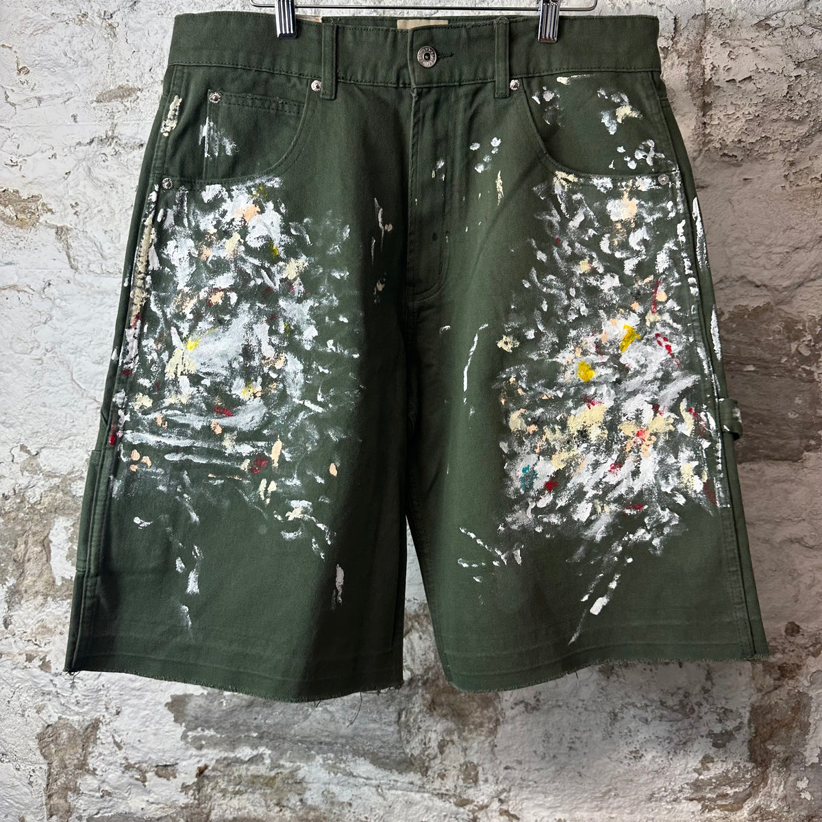 Gallery Department Platoon Painter Military Green Shorts Sz 31 DS