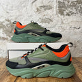 Dior B22 Orange Green Black Sneaker Sz 12 (45)