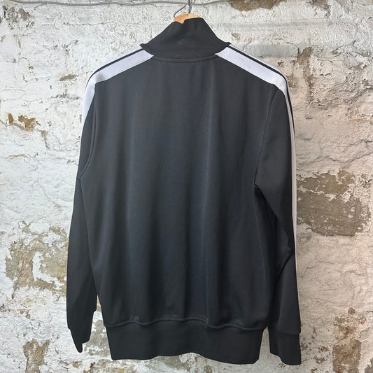 Palm Angels Black White Track Jacket Sz L