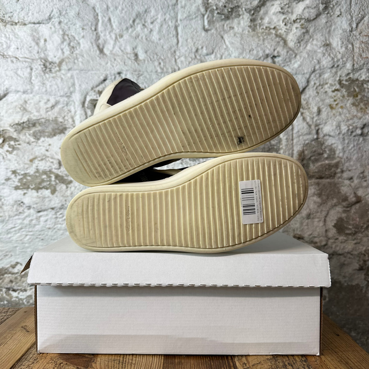 Rick Owens Geobasket Grape Milk Sneaker Sz 10 (43)
