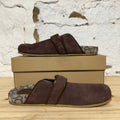 Coach Archive Buckle Burgundy Clog Sz 13