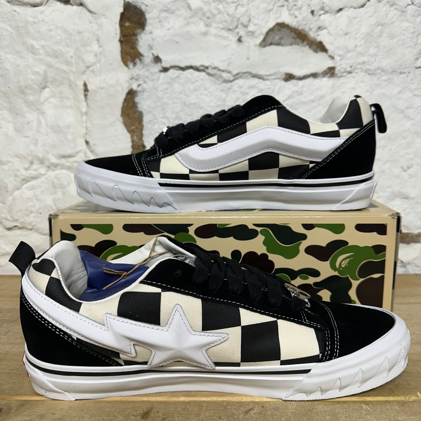 Vans Knu Skool Bape Camo Black Sz 11 DS