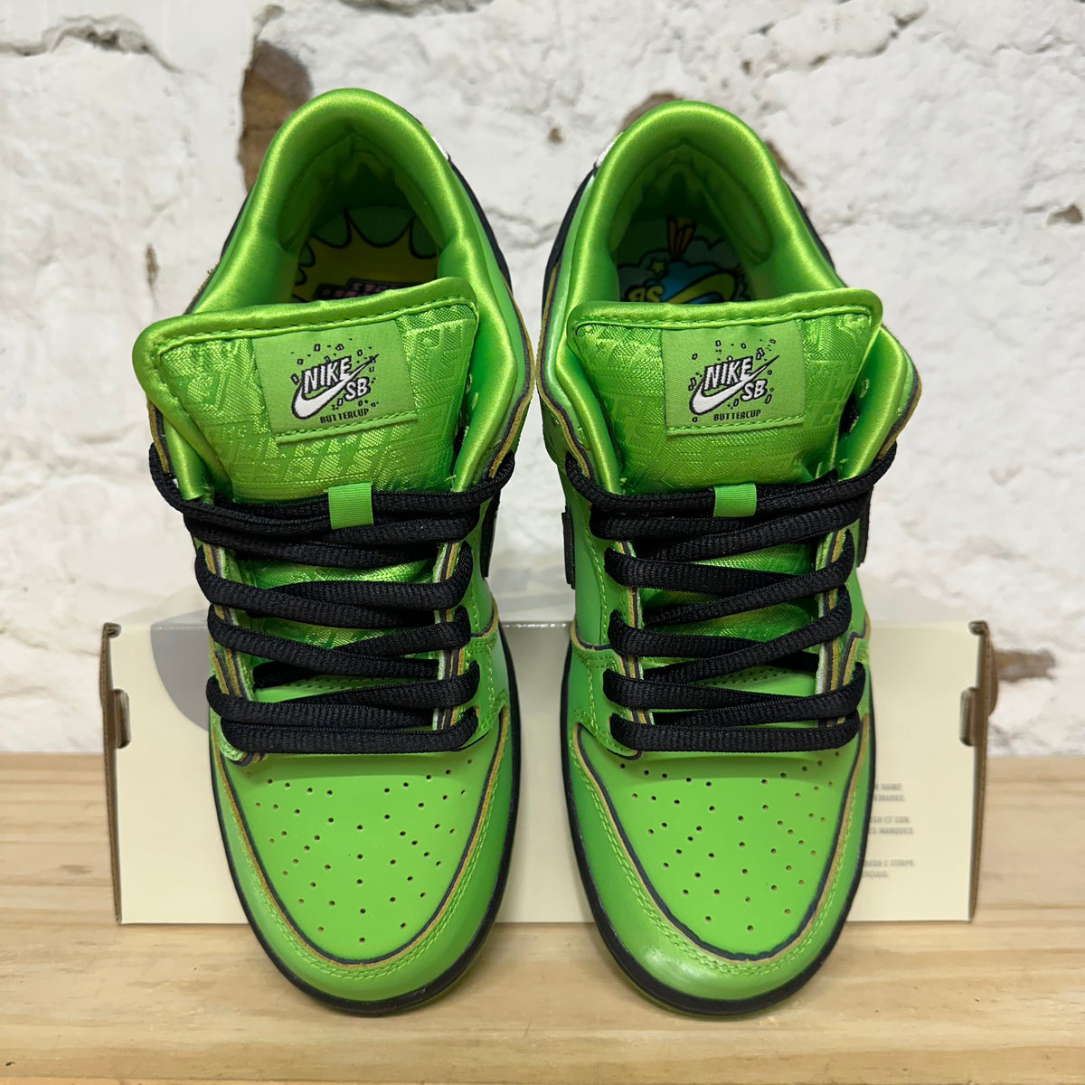 Nike SB Dunk Low Powerpuff Girls Buttercup Sz 5.5 DS