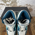 Amiri High Teal Blue Skeleton Blue White Sneaker Sz 6 (38)