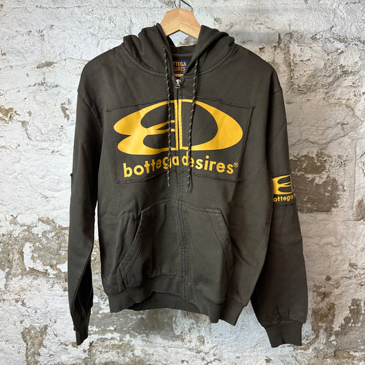 Bottega Desires Green Zip Up Tech Jacket