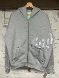 Godspeed Grey Zip Up Hoodie Sz S