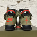 Air Jordan 6 Travis Scott Olive Sz 8