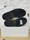 Air Jordan 1 Mid Tan Black Sz 9