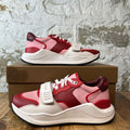 Burberry Ramsey Pink Red White Sneaker Sz 6.5 (39)
