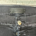 Amiri Black Varsity Patch Black Denim Jeans Sz 34