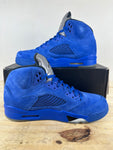 Air Jordan 5 Blue Suede Sz 10