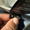 Amiri Plain Blue Denim Jeans Sz 28