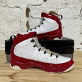 Air Jordan 9 White Gym Red Sz 11