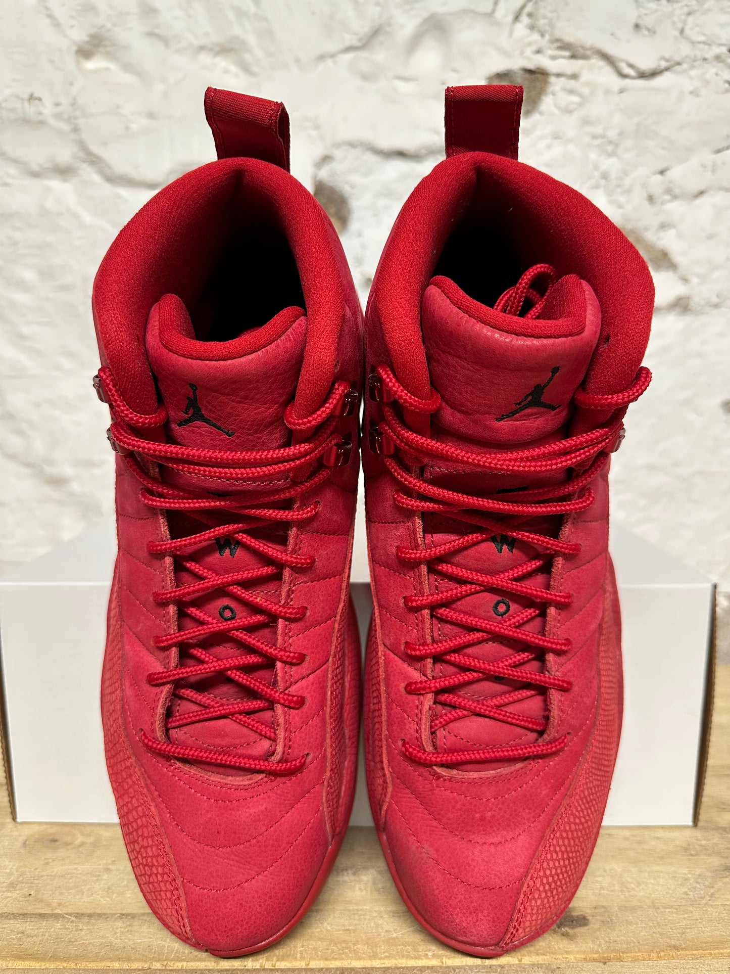 Air Jordan 12 Red Suede Sz 10