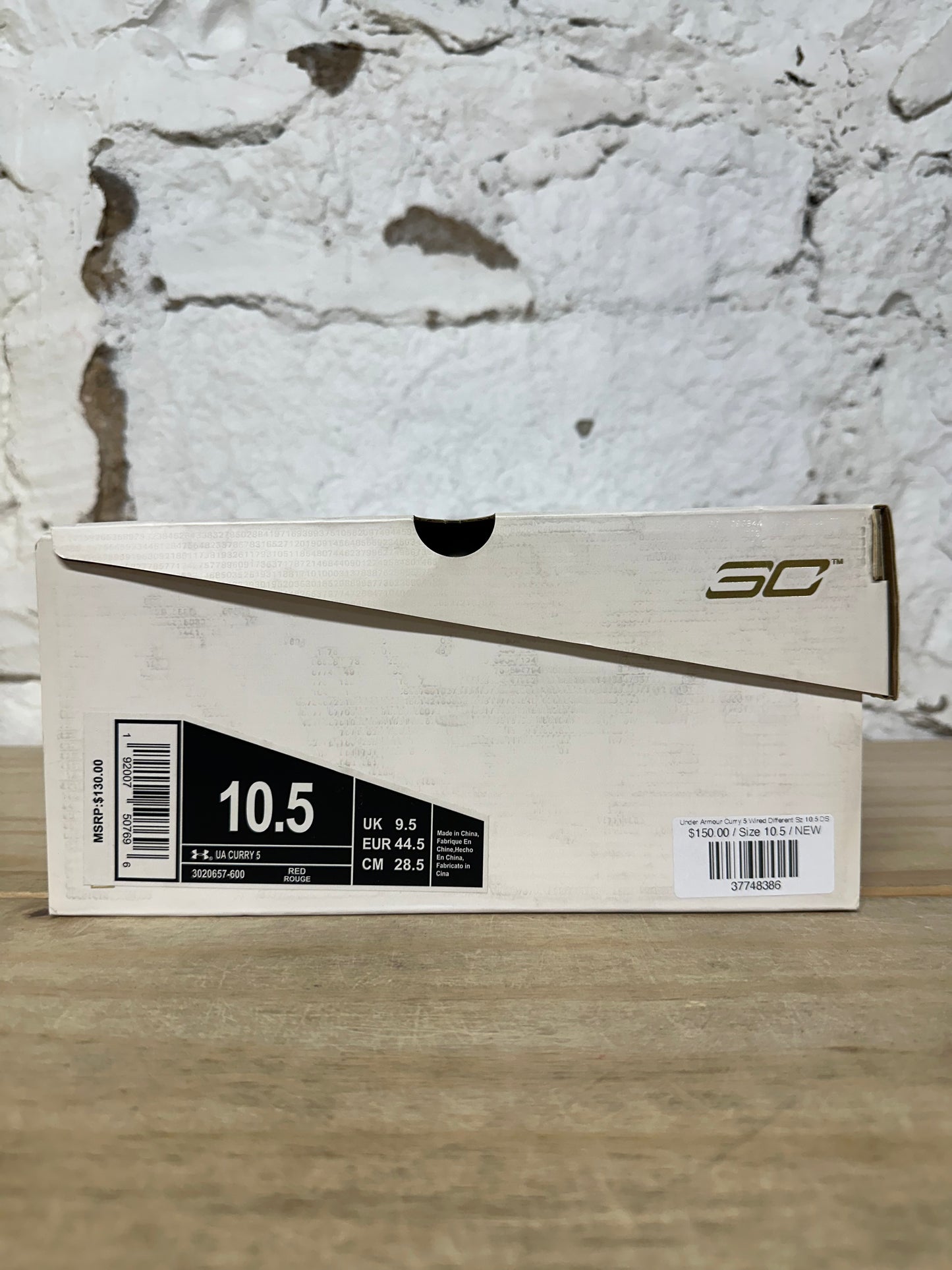 Under Armour Curry 5 Wired Different Sz 10.5 DS