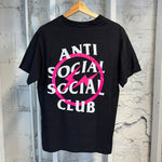 ASSC Pink Fragment T-shirt Black Sz M