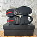 Prada Americas Cup White Red Patent Black Sneaker Sz 10.5