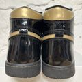 Air Jordan 1 High Black Metallic Gold Sz 14