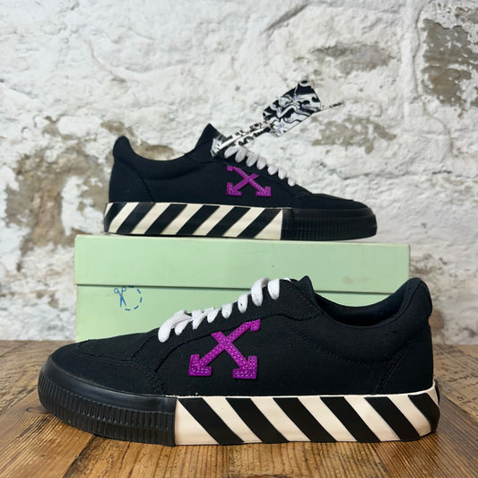 Off White Purple Arrow Black White Vulc Sneaker Sz 8 (41)