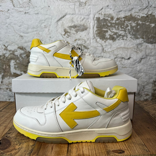 Off-White Out Of Office Yellow White Sneaker Sz 10 (43)