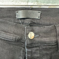 Amiri MX1 Brown Suede Black Denim Jeans Sz 33