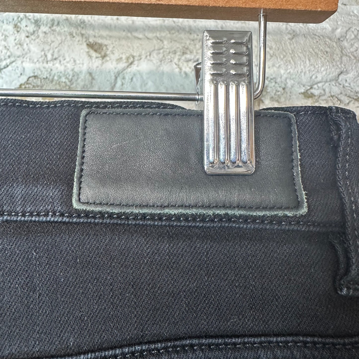 Amiri Plain Black Denim Jeans Sz 29