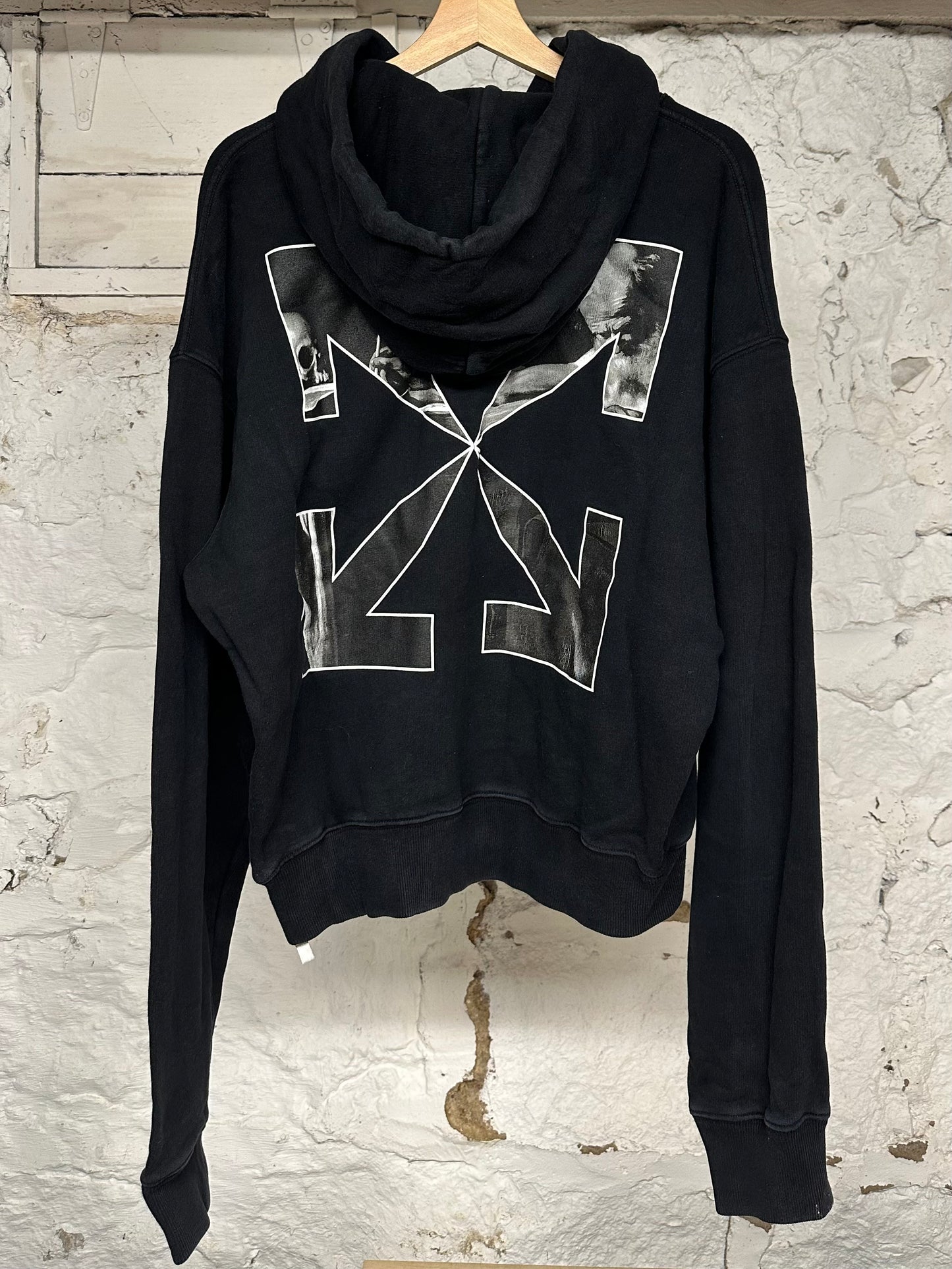 Off White Carvaggio Hoodie Black Sz M