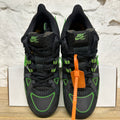 Nike Air Rubber Dunk Off-White Green Strike Sz 9