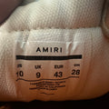 Amiri Orange Skeleton White Cream Sneaker Sz 10 (43)