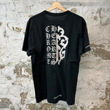 Chrome Hearts Pocket Cross T-shirt Black Sz L (Stained)