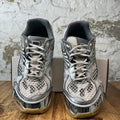 Bottega Veneta Silver White Orbit Sneaker Sz 12 (45)