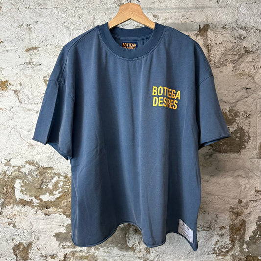 Bottega Desires Fuck Em Blue T-Shirt Sz L