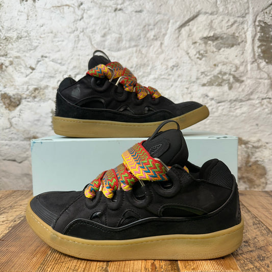 Lanvin Curb Multicolor Lace Black Sneaker Sz 12 (45)