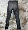 Amiri MX1 Red Suede Grey Denim Jeans Sz 30 DS