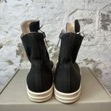 Rick Owens DRKSHDW Gray Canvas Cream High Sz 10 (43)