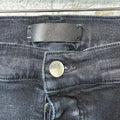 Amiri Distressed Side Spell Black Denim Jeans Sz 33