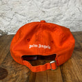 Palm Angels Orange Spellout Hat