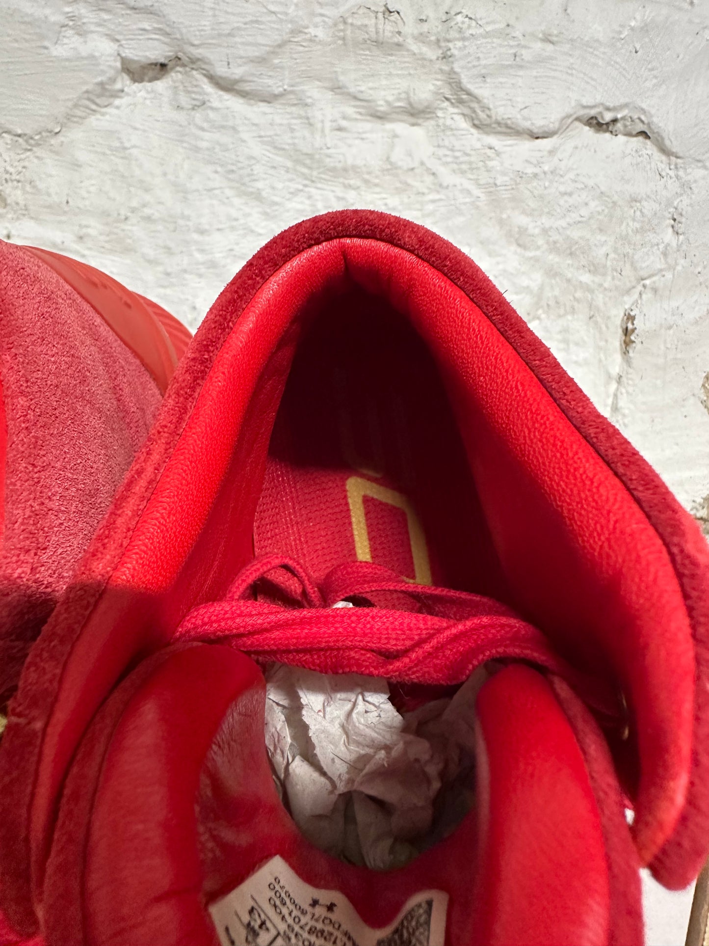 Under Armour Curry 1 Lux Red Sz 11