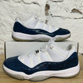 Air Jordan 11 Low Navy Snakeskin Sz 12
