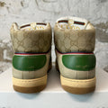 Gucci High Beige GG Monogram Screener Sneaker Sz 9