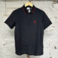Burberry Monogram Black Polo Sz S