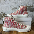 Dior B23 High Red Oblique White Sneaker Sz 10 (43)